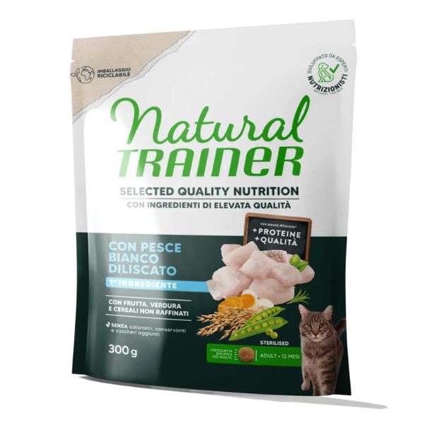 Trainer - Natural Selected Quality Nutrition Cat Adult Sterilised Con Pesce No Grain