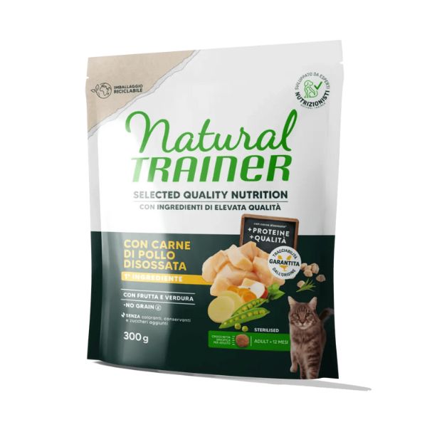 Trainer - Natural Selected Quality Nutrition Cat Adult Sterilised Pollo No Grain