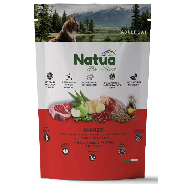 natua - Dry Line Adult Cat Manzo