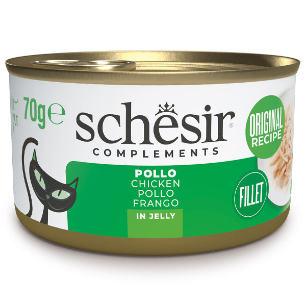 Schesir - Complements Per Gatti Adulti Filetti in Gelatina Pollo