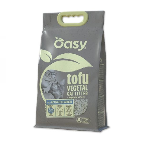 Oasy - Lettiera Vegetale Tofu Activated Carbon