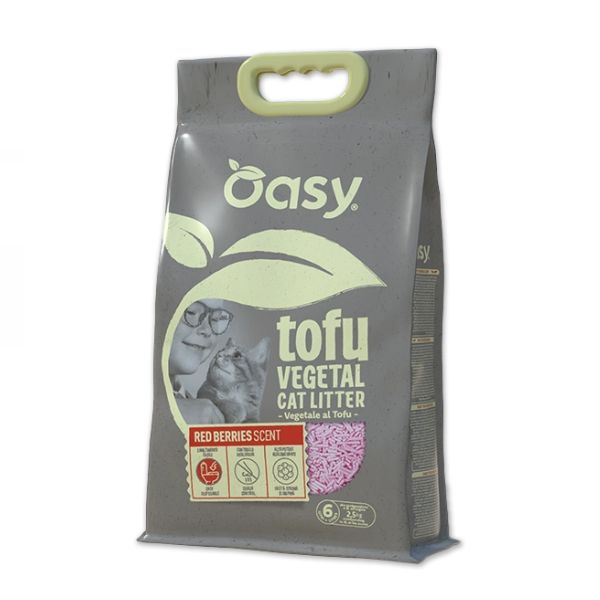 Oasy - Lettiera Vegetale Tofu Red Berries