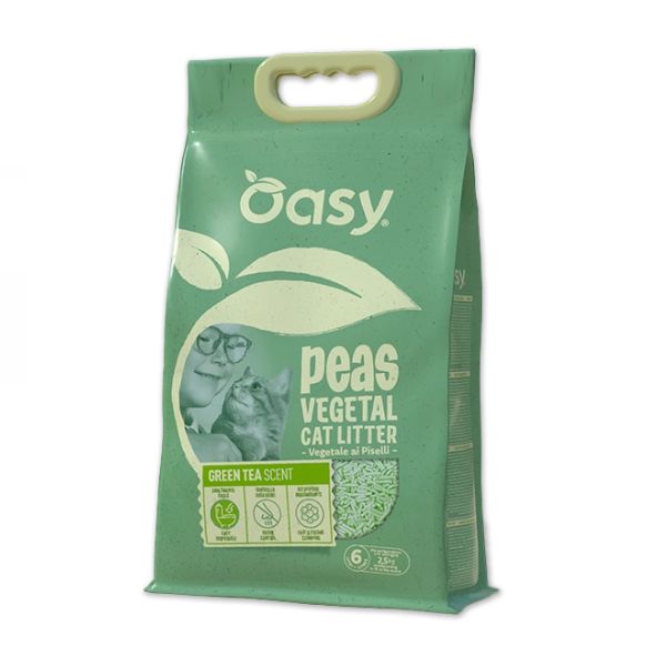 Oasy - Lettiera Vegetale ai Piselli Green Tea