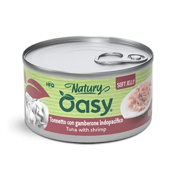 Oasy - Cat Adult Natury Tonnetto Con Gamberone Soft Jelly