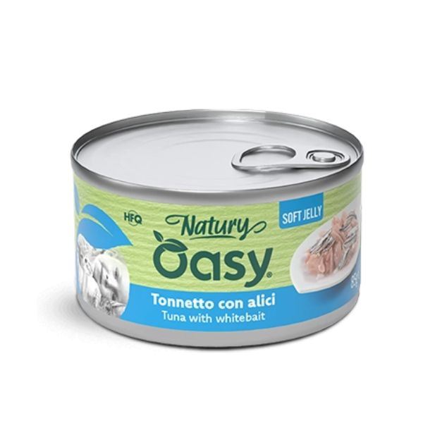 Oasy - Cat Adult Natury Tonnetto Con Alici Soft Jelly