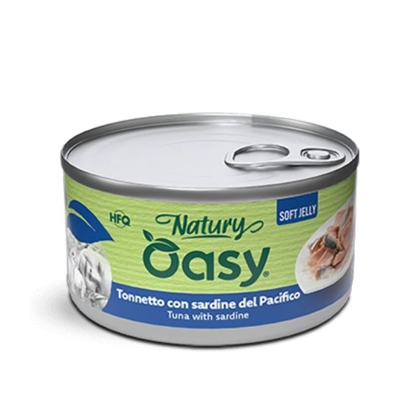 Oasy - Cat Adult Natury Tonnetto Con Sardine Soft Jelly