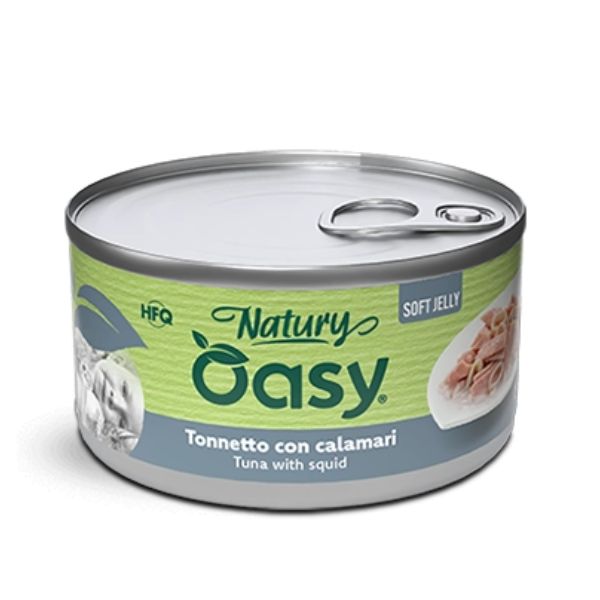 Oasy - Cat Adult Natury Tonnetto Con Calamari Soft Jelly
