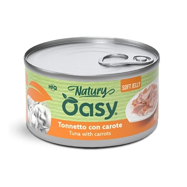 Oasy - Cat Adult Natury Tonnetto Con Carote Soft Jelly