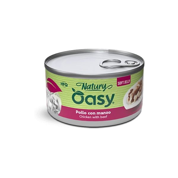 Oasy - Cat Adult Natury Pollo Con Manzo Soft Jelly