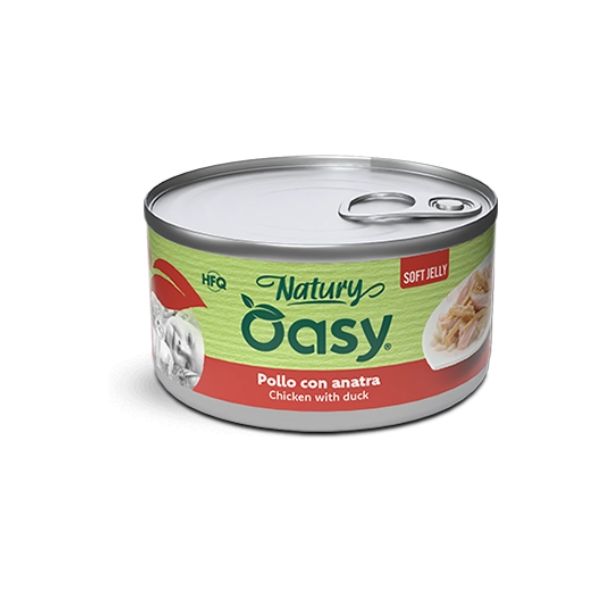 Oasy - Cat Adult Natury Pollo Con Anatra Soft Jelly