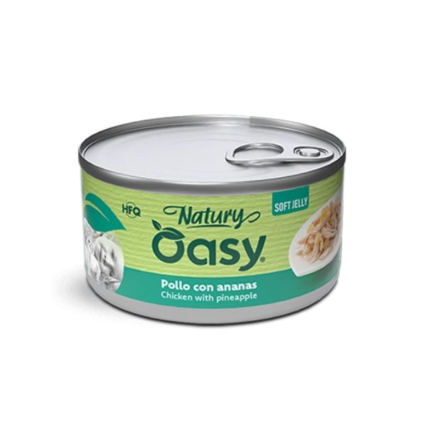 Oasy - Cat Adult Natury Pollo Con Ananas Soft Jelly