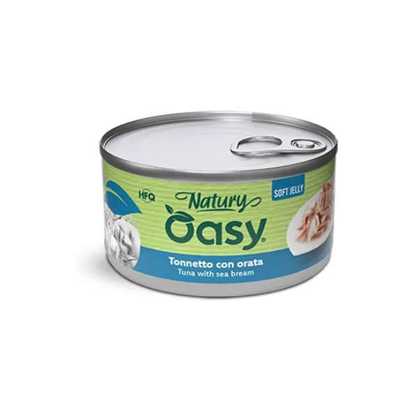 Oasy - Cat Adult NaturyTonnetto Con Orata Soft Jelly