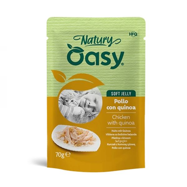 Oasy - Cat Adult Natury Pollo Con Quinoa Soft Jelly