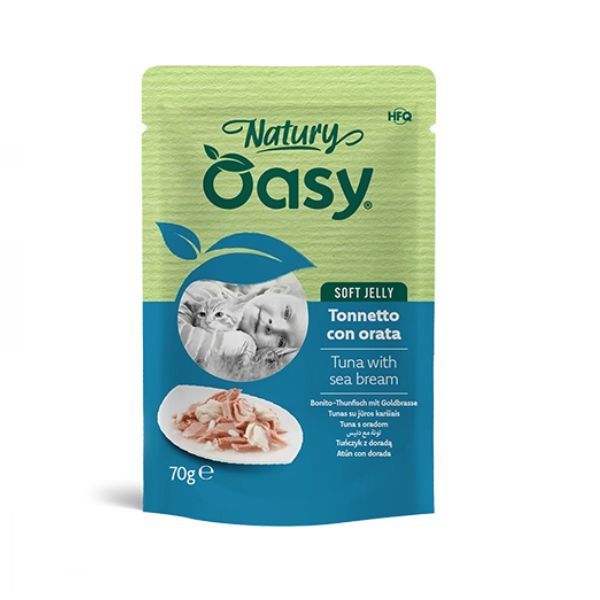 Oasy - Cat Natury Tonnetto Con Orata Soft Jelly