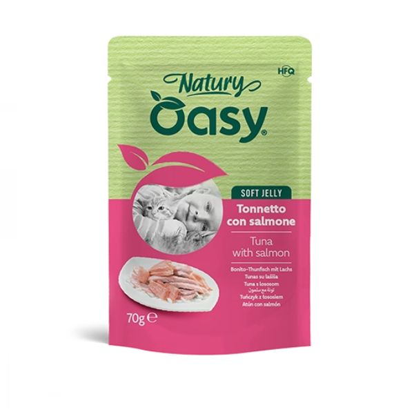 Oasy - Cat Natury Tonnetto Con Salmone Soft Jelly