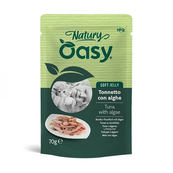 Oasy - Cat Adult Natury Tonnetto Con Alghe Soft Jelly