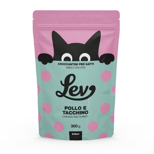 Natural Code - Lev Dry Kitten Pollo E Tacchino