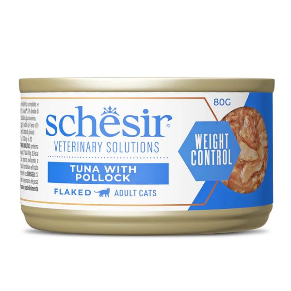 Schesir - Veterinary Solutions Weight Control Tonnetto Con Merluzzo Per Gatti