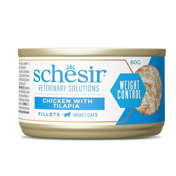 Schesir - Veterinary Solutions Weight Control Pollo Con Tilapia Per Gatti