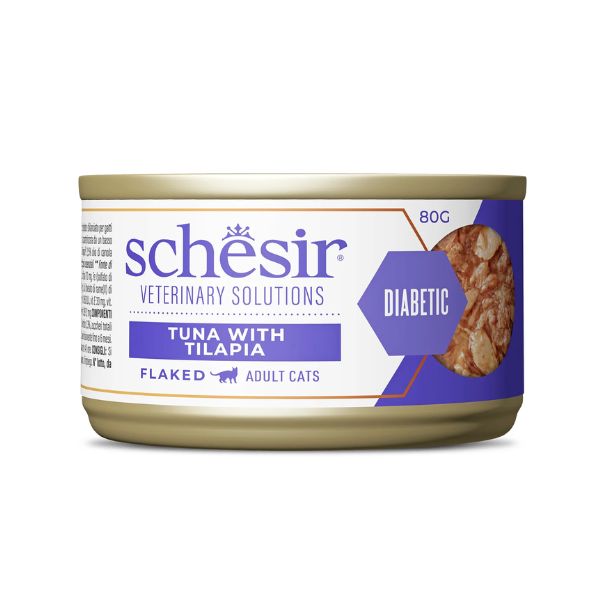 Schesir - Veterinary Solutions Diabetic Tonnetto Con Tilapia Per Gatti