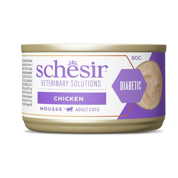 Schesir - Veterinary Solutions Diabetic Mousse di Pollo Per Gatti
