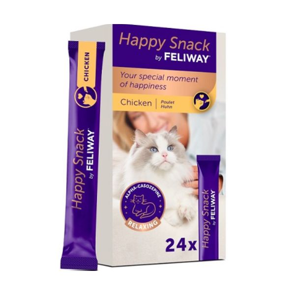 Ceva Salute Animale - Feliway Happy Snack con Pollo per Gatti