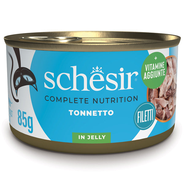 Schesir - Complete Nutrition Per Gatti Adulti Filetti in Gelatina Tonnetto