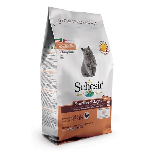 Schesir - Dry Line Sterilized & Light con Pollo