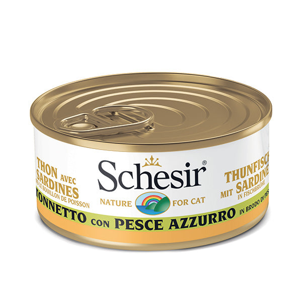 Schesir - Tonnetto con Pesce Azzurro in Brodo di Cottura