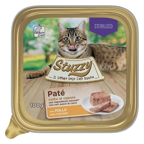 Mister Stuzzy Cat - Patè con Pollo Sterilized