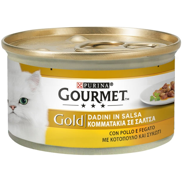 Purina - Gourmet Gold Dadini in Salsa con Pollo e Fegato