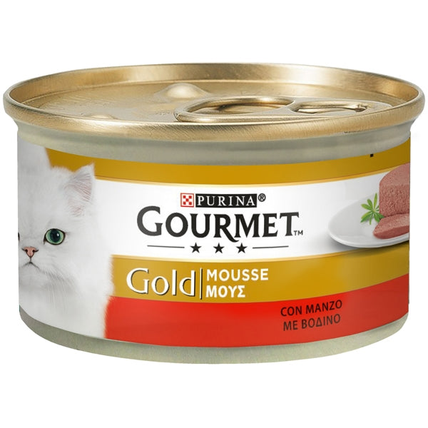 Purina - Gourmet Gold Mousse con Manzo