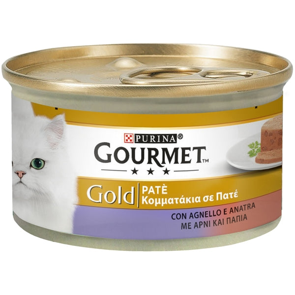 Purina - Gourmet Gold Paté con Anatra e Agnello