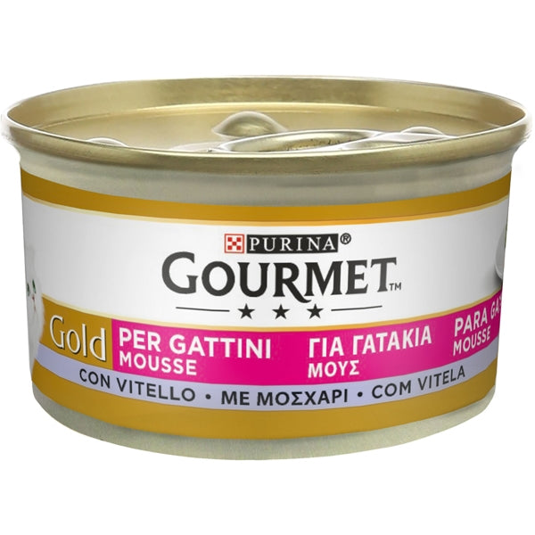Purina - Gourmet Gold Mousse Gattini con Vitello
