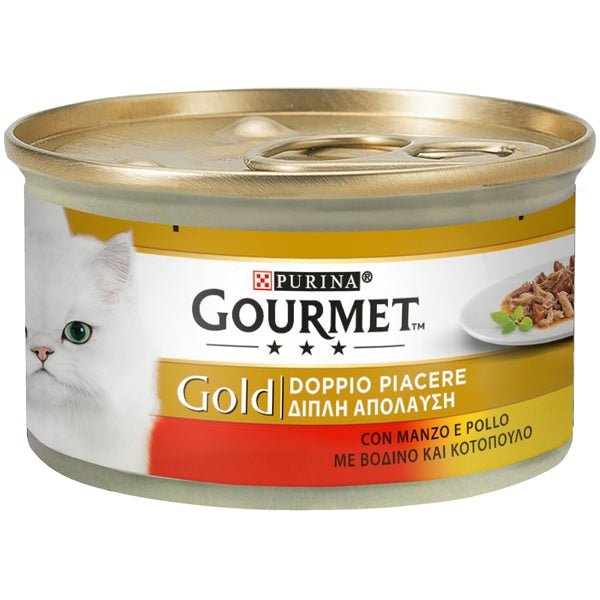 Purina - Gourmet Gold Doppio Piacere con Manzo e Pollo