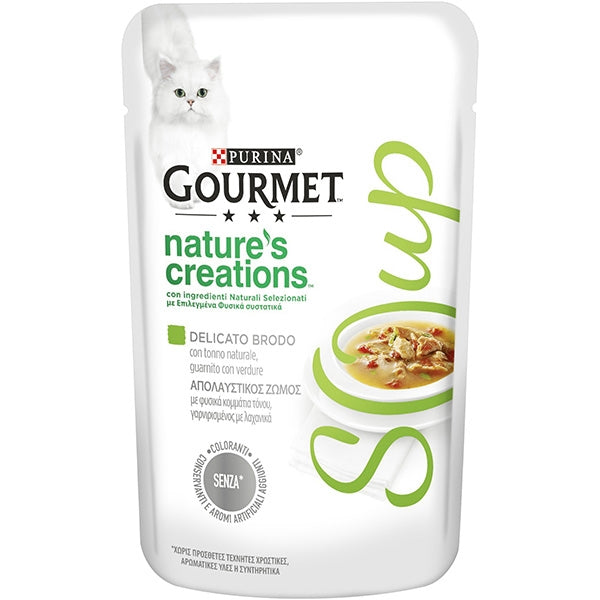 Purina - Gourmet Soup con Filetti di Tonno Naturale e Gustose Verdure