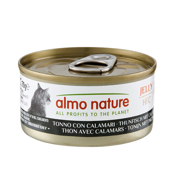 Almo Nature - HFC Jelly Tonno Con Calamari Adult Cat