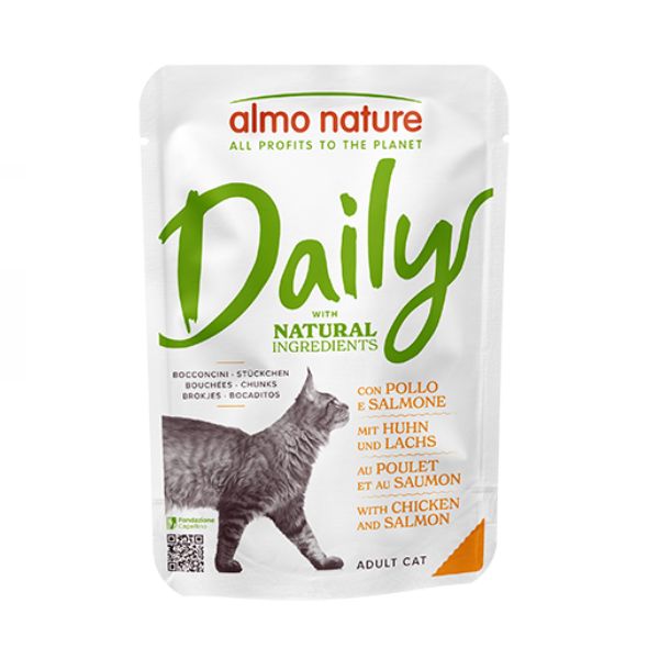 Almo Nature - Daily Menu con Pollo e Salmone