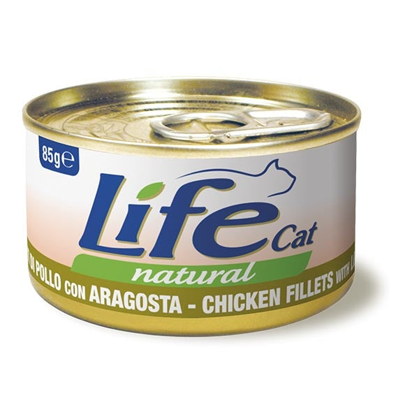 Life Pet Care - Life Cat Natural Filetti di Pollo e Aragosta