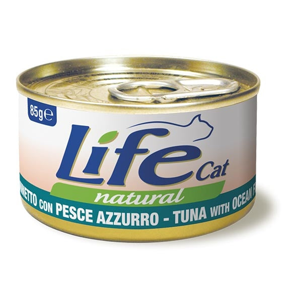 Life Pet Care - Life Cat Natural Tonnetto con Pesce Azzurro