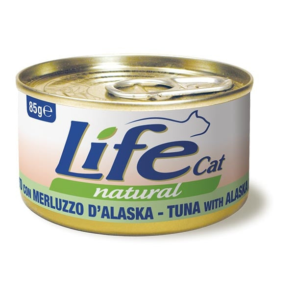 Life Pet Care - Life Cat Natural Tonnetto con Merluzzo d'Alaska