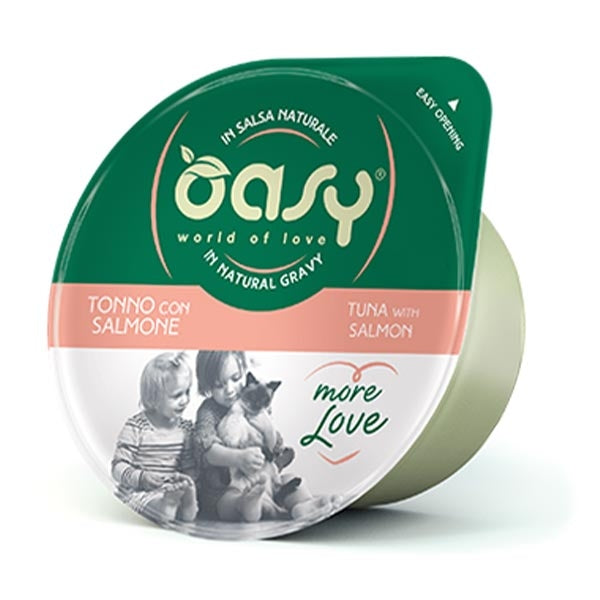 Oasy - More Love Tonno con Salmone in Salsa Naturale
