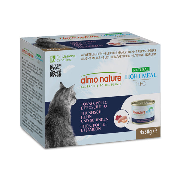Almo Nature - HFC Natural Light Meal Tonno Pollo e Prosciutto Multipack