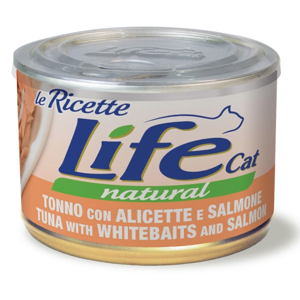 Life Pet Care - Life Cat Le Ricette Tonno con Alicette e Salmone