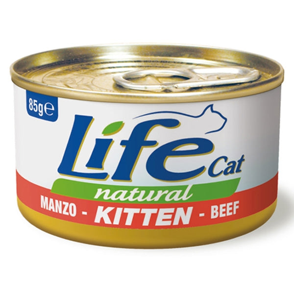Life Pet Care - Life Cat Natural Kitten Manzo