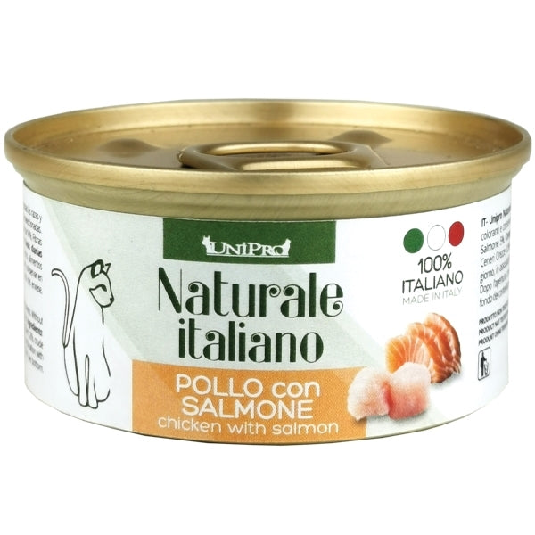 Unipro - Naturale Italiano Pollo e Salmone In Acqua di Cottura