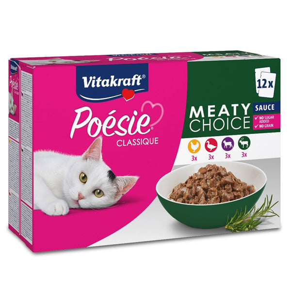 Vitakraft - Poesie Classic Meaty Sauce Bocconcini in Salsa Multipack