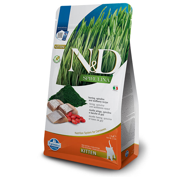 Farmina - Natural & Delicious Spirulina Cat Kitten Aringa