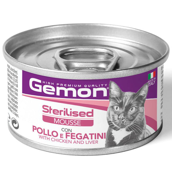 Gemon - Cat Adult Mousse con Pollo e Fegatini
