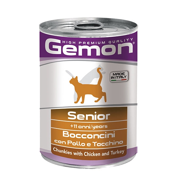 Gemon - Senior Bocconcini con Pollo e Tacchino